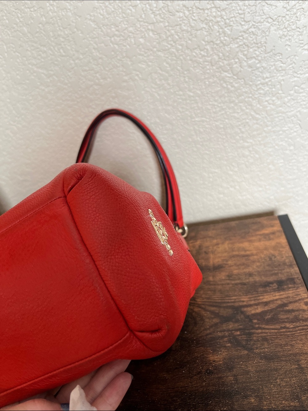 Coach Madison Phoebe Pebbled Leather Shoulder Bag - Picture 12 of 16